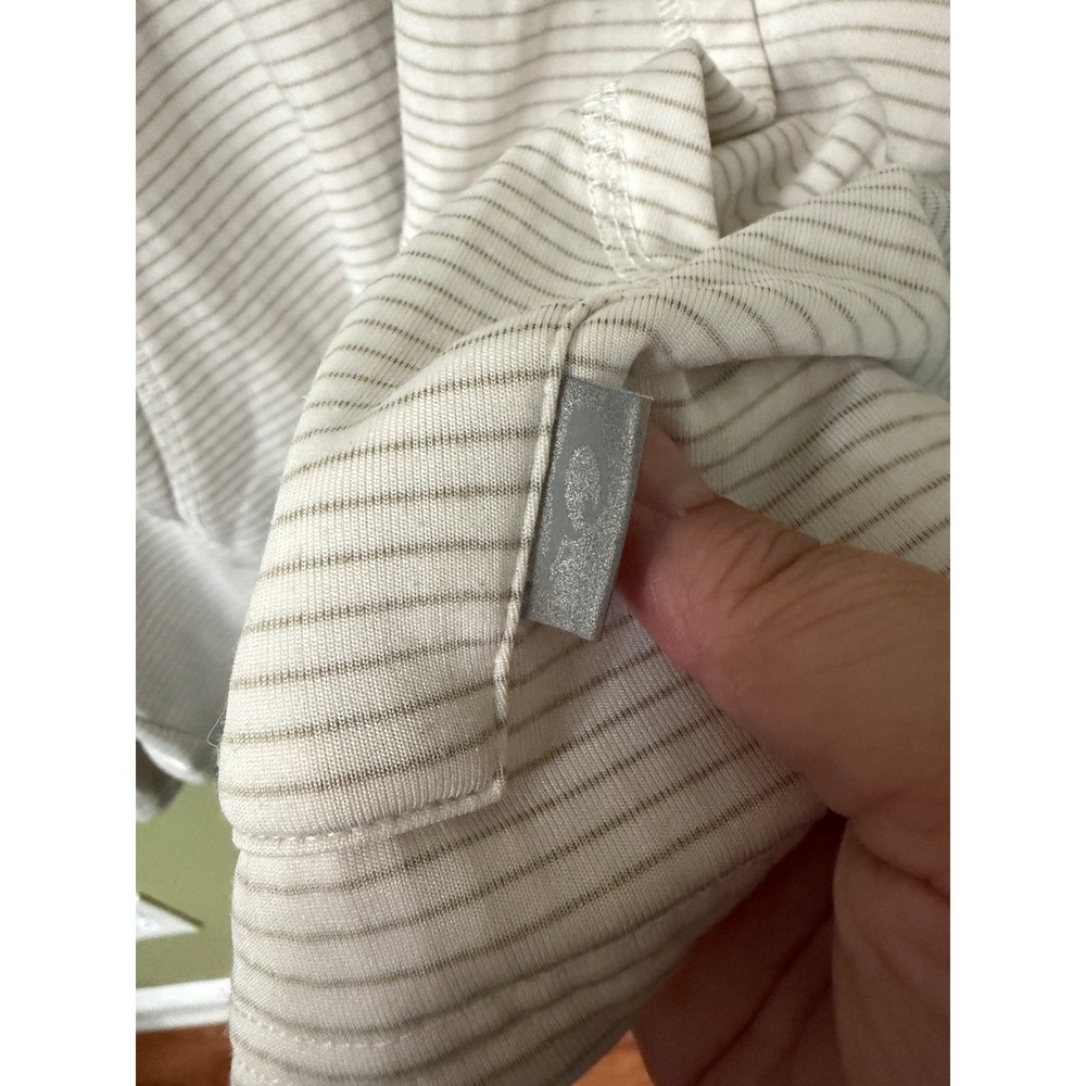 Drake Clothing Company Mens XL Striped Quarter Zip Hoodie Pullover Pockets - Picture 2 of 8
